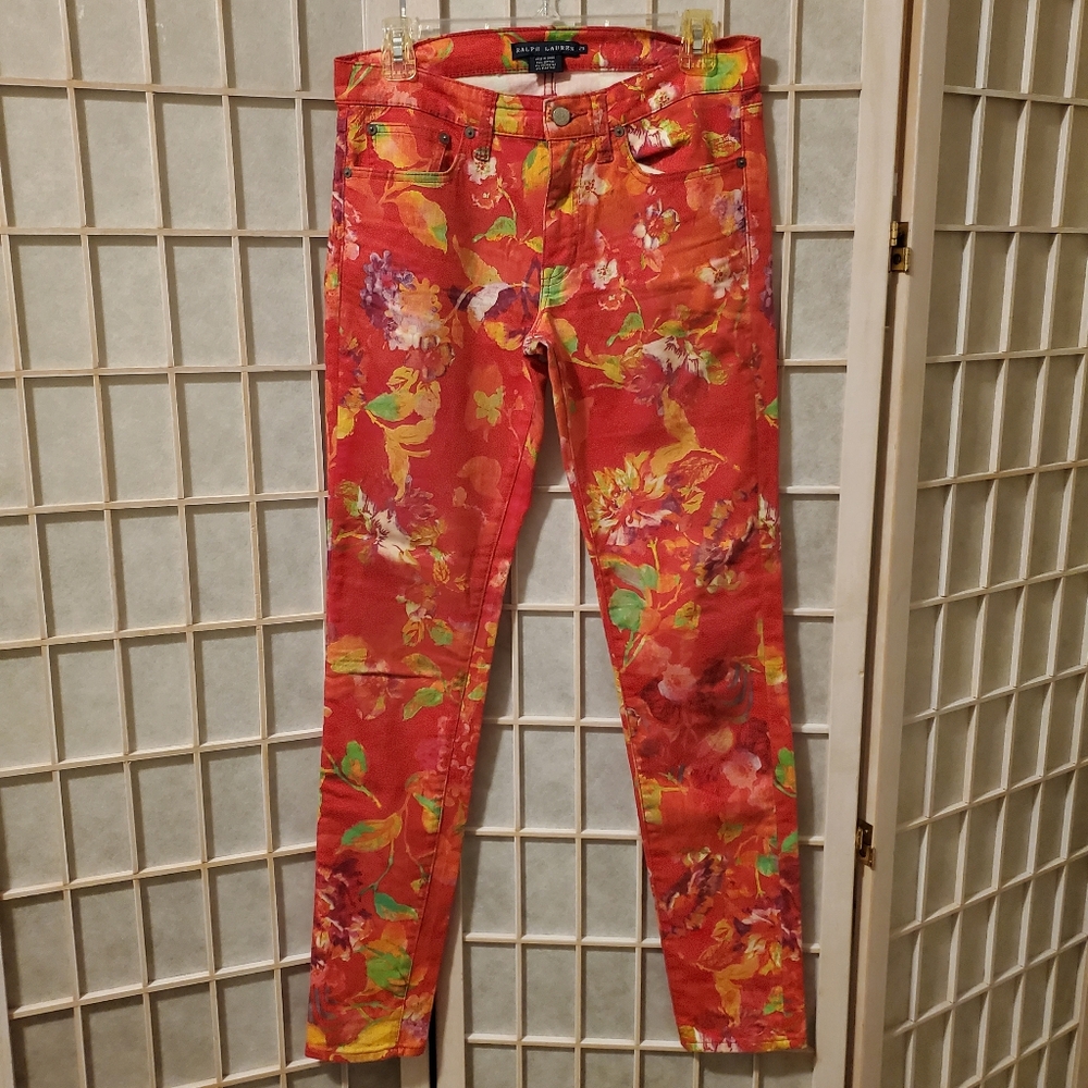 Ralph Lauren Floral Jean Pants